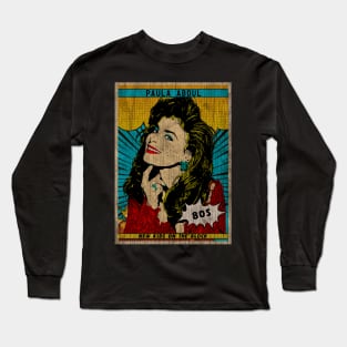 Paula Abdul Vintage Fan Art Long Sleeve T-Shirt